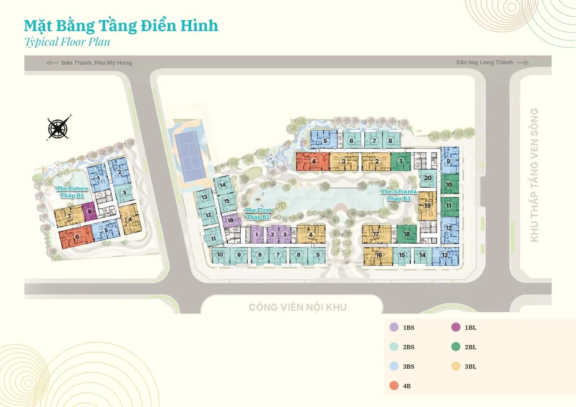Mặt bằng tầng điển hình