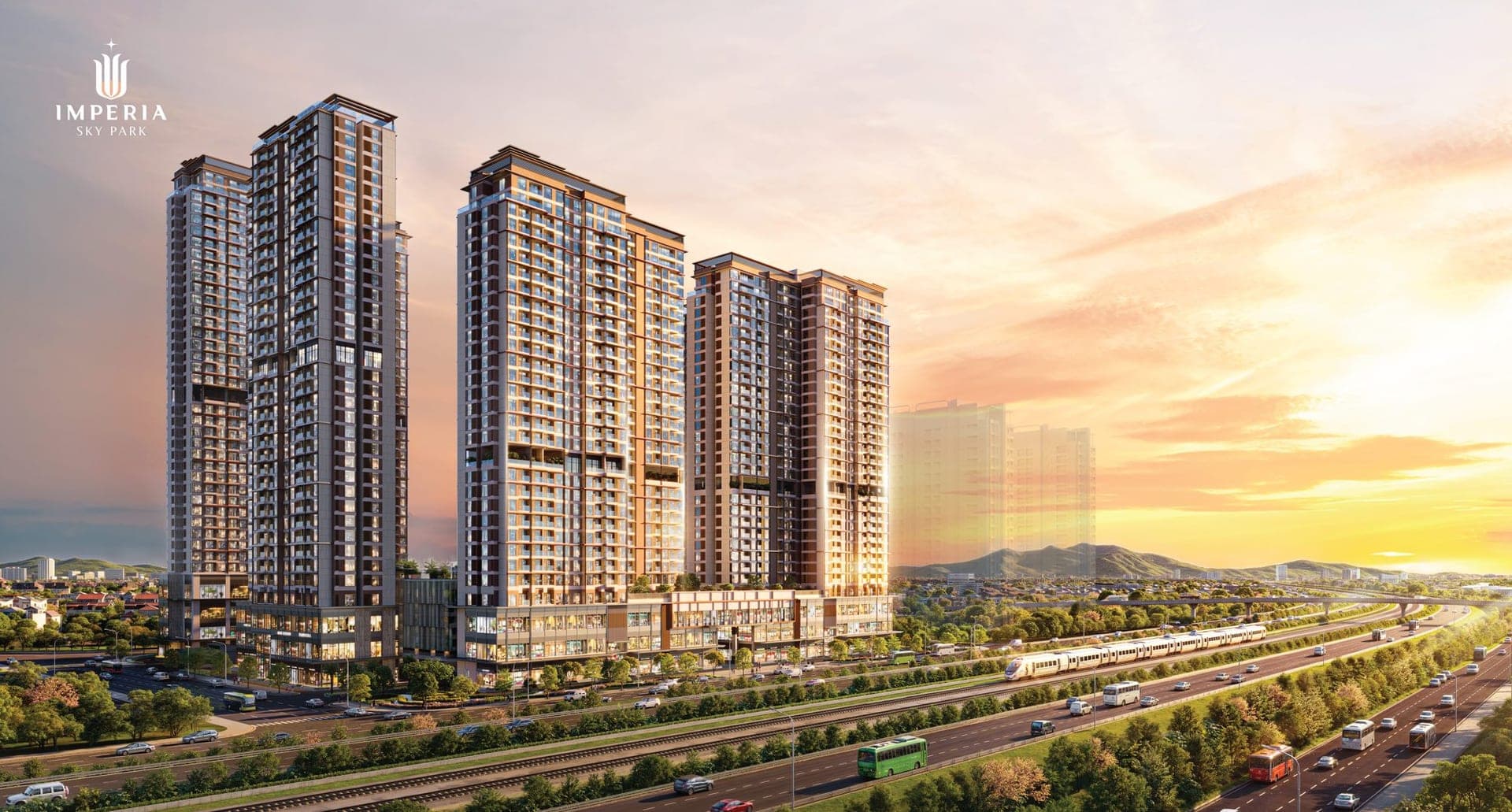 Mặt đứng tháp · ban ngày