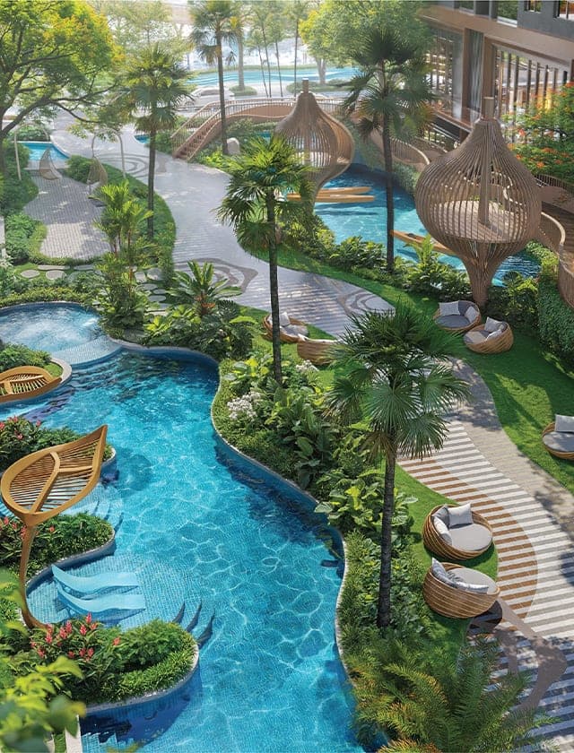Cabana bên hồ