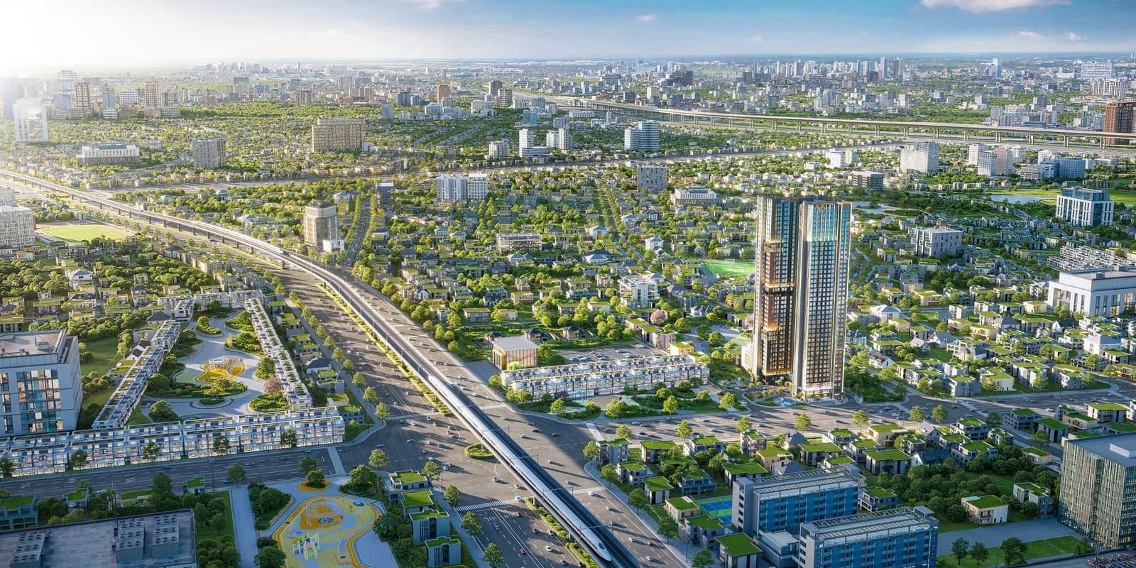 Tổng thể từ trên cao