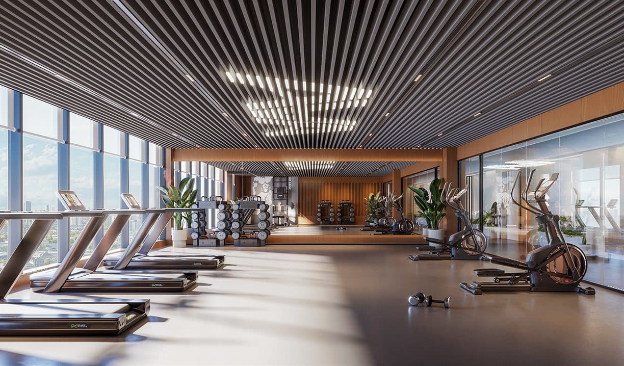 Gym & đường dạo cảnh quan