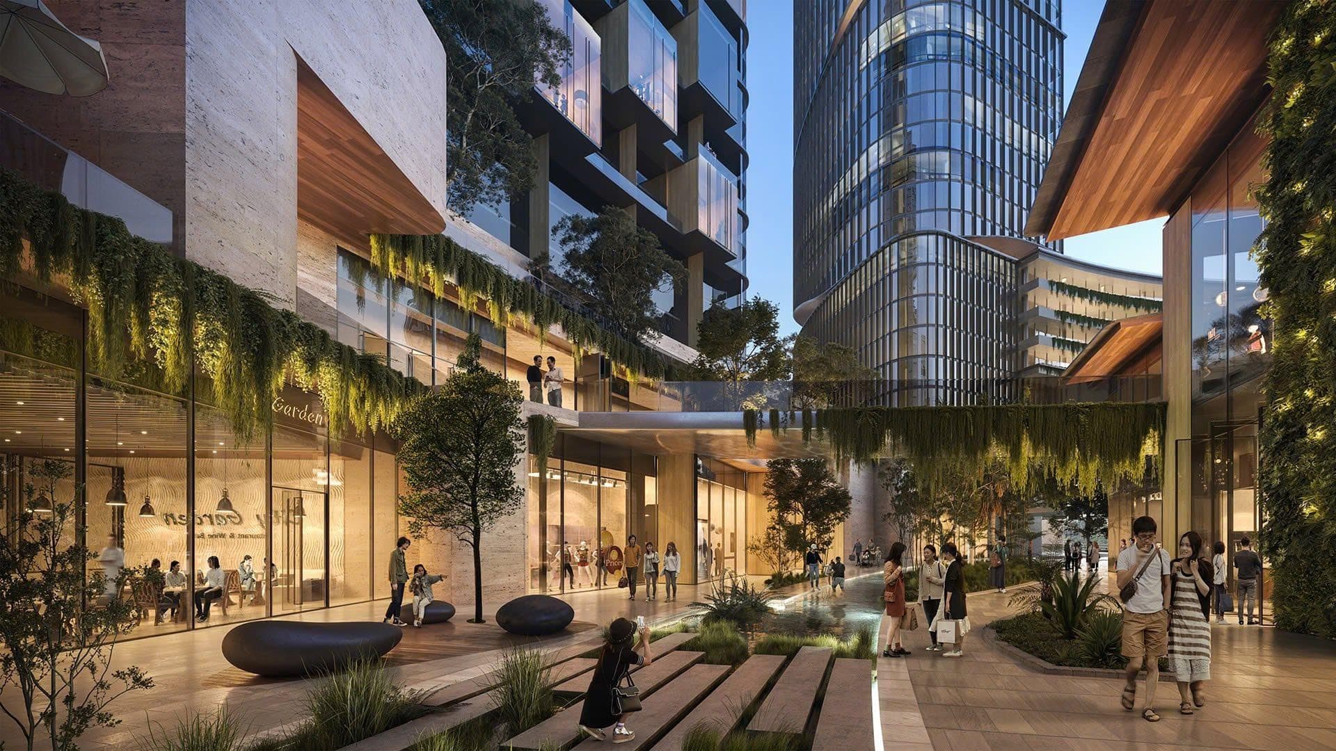Podium retail render