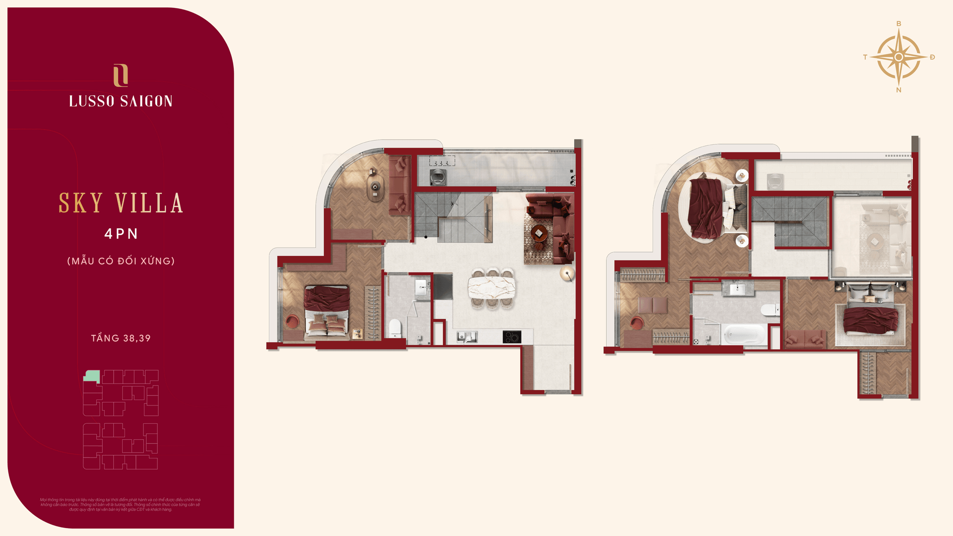 D2 · Sky Villa 4 BR duplex