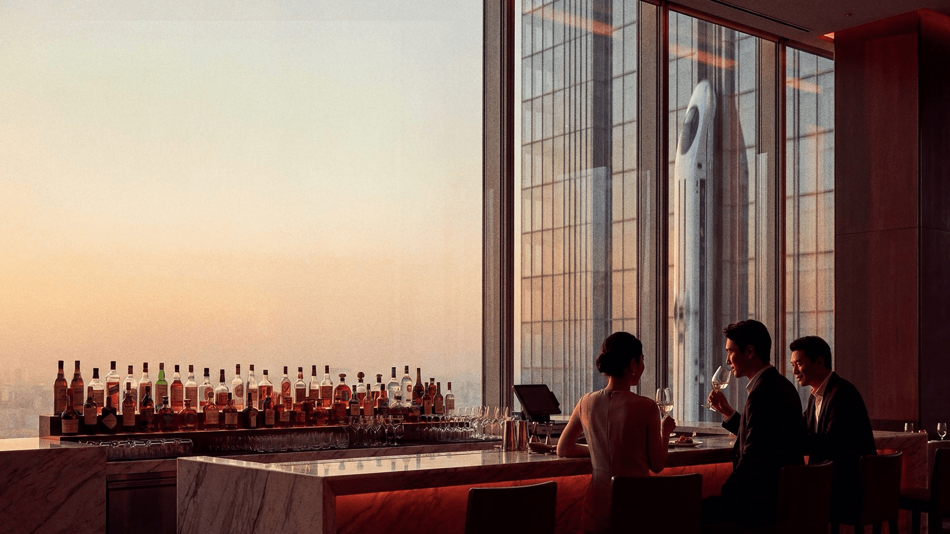 WorldHotels sky bar — the upper-upscale standard