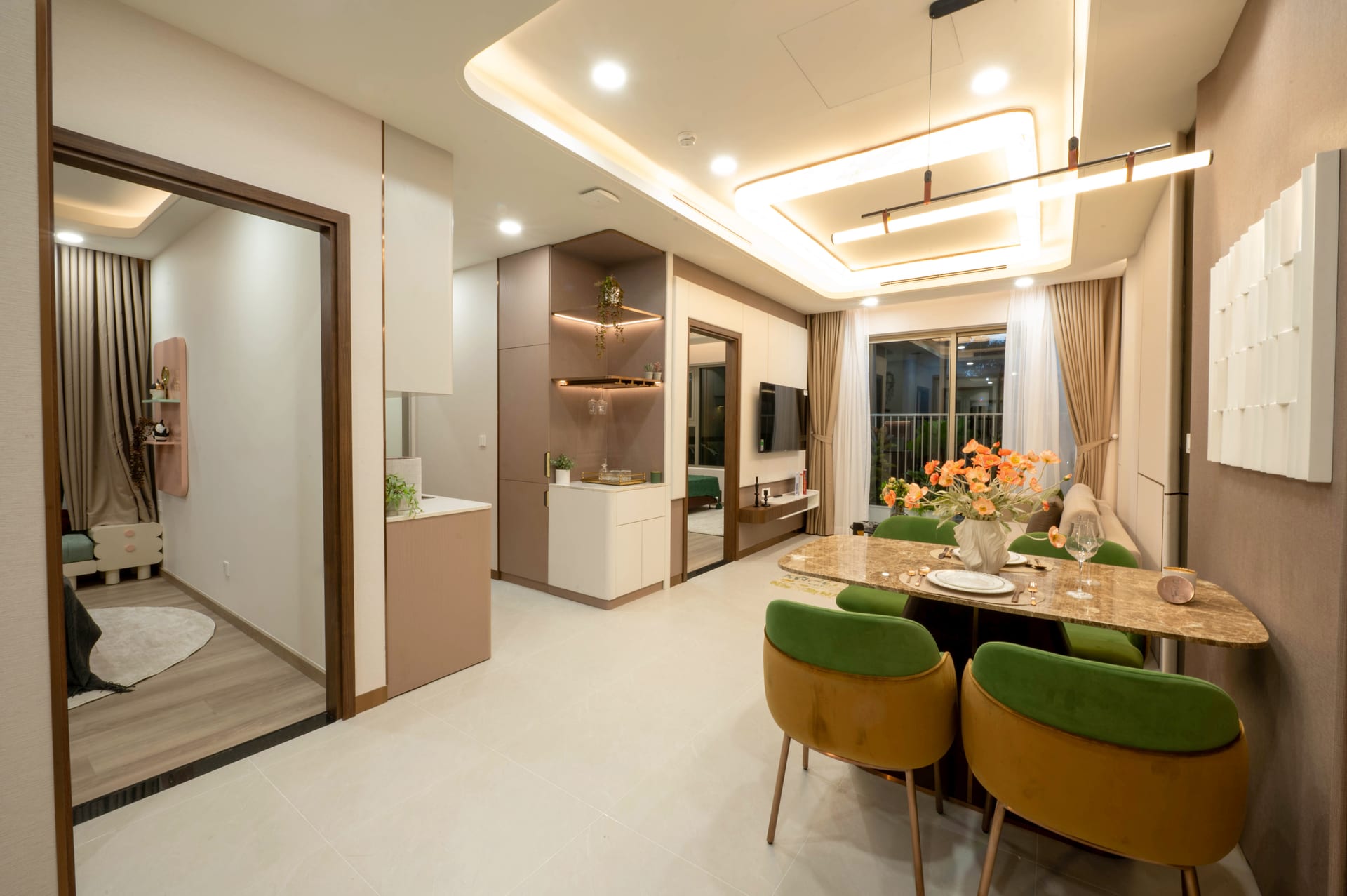 2BR show flat view 4