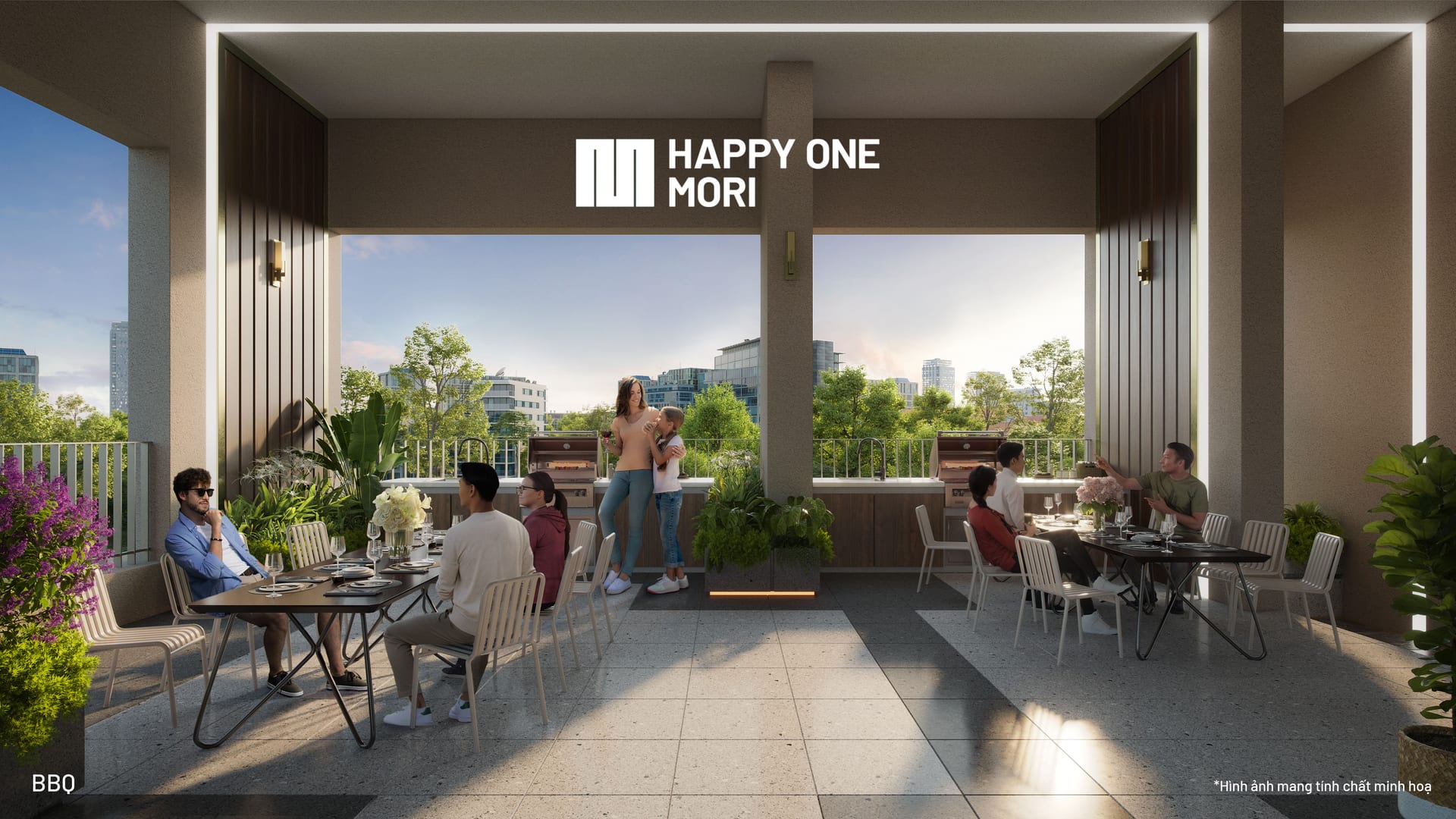 Sky BBQ deck