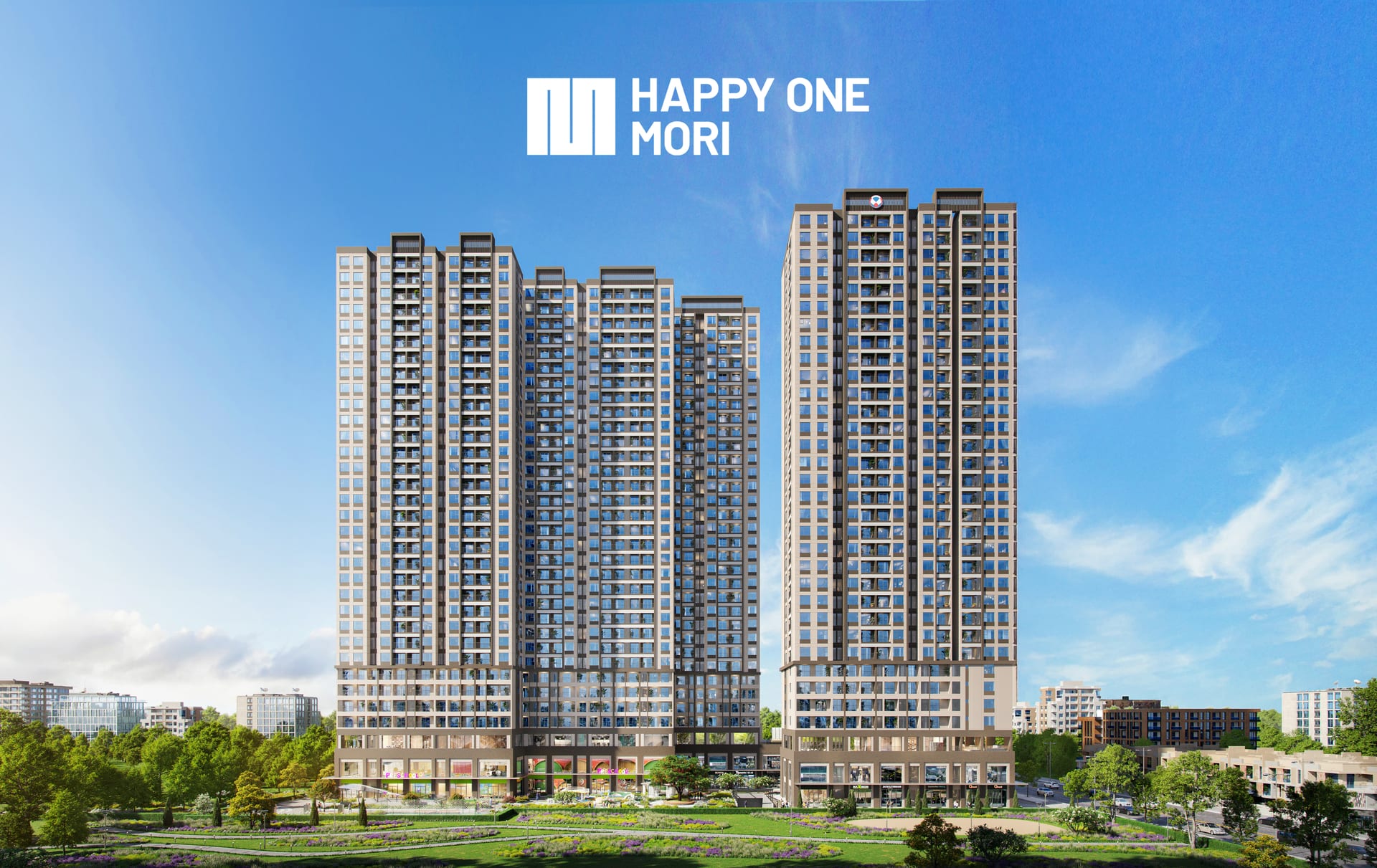 Happy One Mori — Facade overview