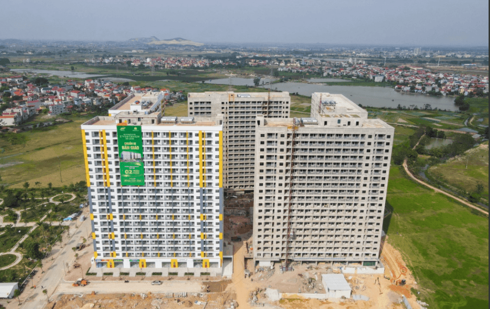 Evergreen Bắc Giang — cam kết cho thuê 12 triệu đồng/tháng × 3 năm